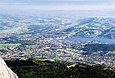 Blick vom Pilatus auf das Mittelland bei Luzern)