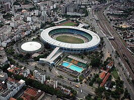 Beroemde stadion Maracanã, met eveneens het Ginásio do Maracanãzinho en het Parque Aquático Júlio Delamare