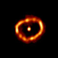 De Nova Cygni vo 1992, a boa Joa noch Ausbruch, schee zseng dea weggschleidate Materienring