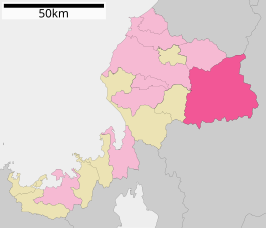 Situering van Ono in de prefectuur Fukui