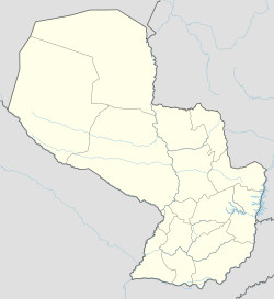 Hohenau ubicada en Paraguay