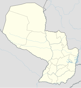 Asunción na mapi Paragvaja