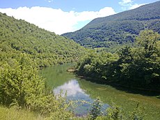 The Ribnik river is a short but significant tributary of the Sana