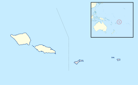 Apia alcuéntrase en Samoa