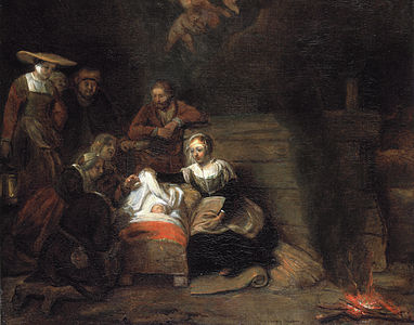 Adoration des bergers, 1647, musée de Dordrecht.