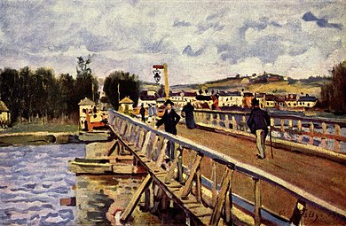 Passerelle d'Argenteuil Sisley, 1872.