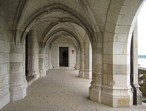 Loireseitige Galerie im Flügel Karls VIII.