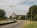 Arnhem-Vredenburg, vista en la calle: el Groningensingel cerca el Frieslandsingel