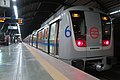 Coaches of the Delhi Metro Blue Line, manufactured by Bombardier Transportation, Canada.