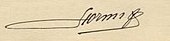 signature d'Émile Pierre Joseph Storms