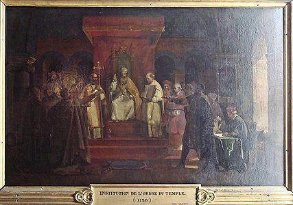 The Council of Troyes grants official status to Order of the Knights Templar (1129)