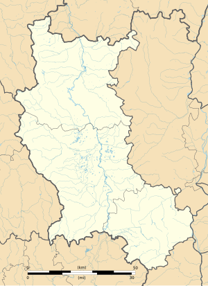 维勒雷在卢瓦尔省的位置