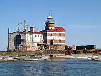 Phare et île de Märket.