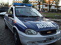 Chevrolet Corsa de la Policía de la Provincia de Buenos Aires, fuerza interestatal de Argentina.