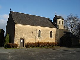 The church in Pouligny-Saint-Martin