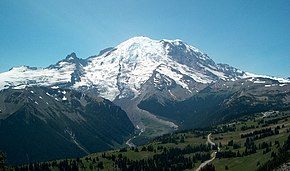 Vista del mont Rainier.