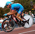 Thomas Voeckler på vej ud på prologen i London