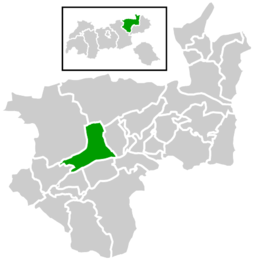 Location within Kufstein district