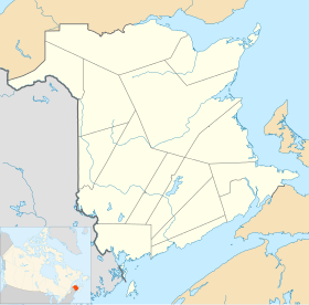 voir sur la carte du Nouveau-Brunswick