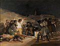 Francisco Goya: Den tredje maj 1808: Henrettelsen af Madrids forsvarere (1814). Olie på kanvas. 345 x 266 cm. Madrid: Museo del Prado