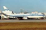 Finnair DC-10 på Miami International Airport 1992