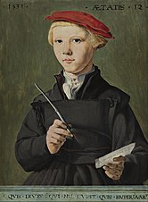 Jan van Scorel: Porträt eines jungen Schülers, 1531