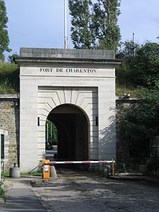 Entrée du Fort de Charenton.