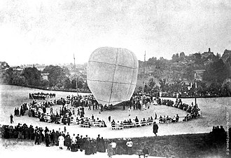 Запуск паветранага шара. 1899