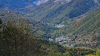 La vallée de la Bruyante, en amont Mijanès en aval Rouze