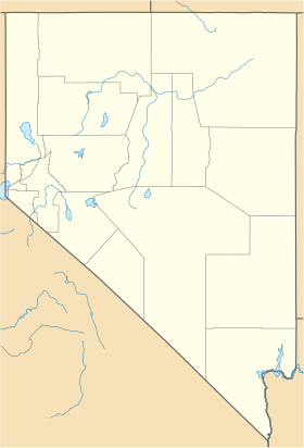 Preston na mapi Nevade