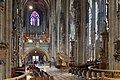 Hauptschiff mit Blick zur Kauffmann-Orgel mit dem 1960 geschaffenen Prospekt von Kauffmann