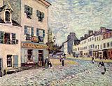 Alfred Sisley, Street in Marly, 1876