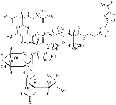 Grundstruktur der Bleomycine