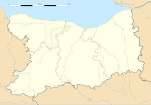 奥恩河畔迈在卡尔瓦多斯省的位置
