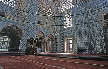 Rüstem Pasha mosque interior view