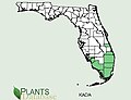 County distribution in Florida