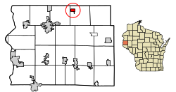 Location of Deer Park in St. Croix County, Wisconsin.