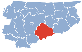 Poloha powiatu Powiat szczycieński vo Varmsko-mazurskom vojvodstve (klikacia mapa)