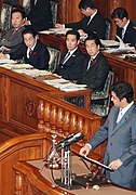 参議院本会議での内閣総理大臣菅直人への代表質問にて（2010年10月8日）