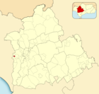 Расположение муниципалитета Каррион-де-лос-Сеспедес на карте провинции