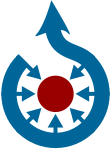 Systerprojektet Wikimedia Commons logotyp.