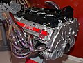 Motor (Ferrari Tipo 051) des Ferrari F2002