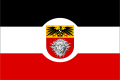 Návrh (2) vlajky Německé východní Afriky Poměr stran: 2:3