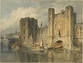 William Turner - Acquerello di Newport Castle, (1796)