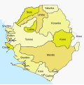 Image 58The distribution of major ethnic groups within Sierra Leone (from Sierra Leone)