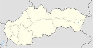 Топольчани. Карта розташування: Словаччина