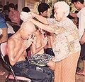 Respect aux novices, Wat Khung Taphao, Province d'Uttaradit