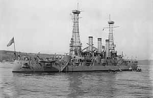 USS «Канзас» в 1915 г.