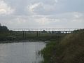 Ponte sul fiume Ciaga (in ucraino: Чага)