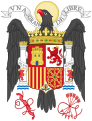 Piccolo stemma della Spagna sotto Francisco Franco 1939-1945 1977
